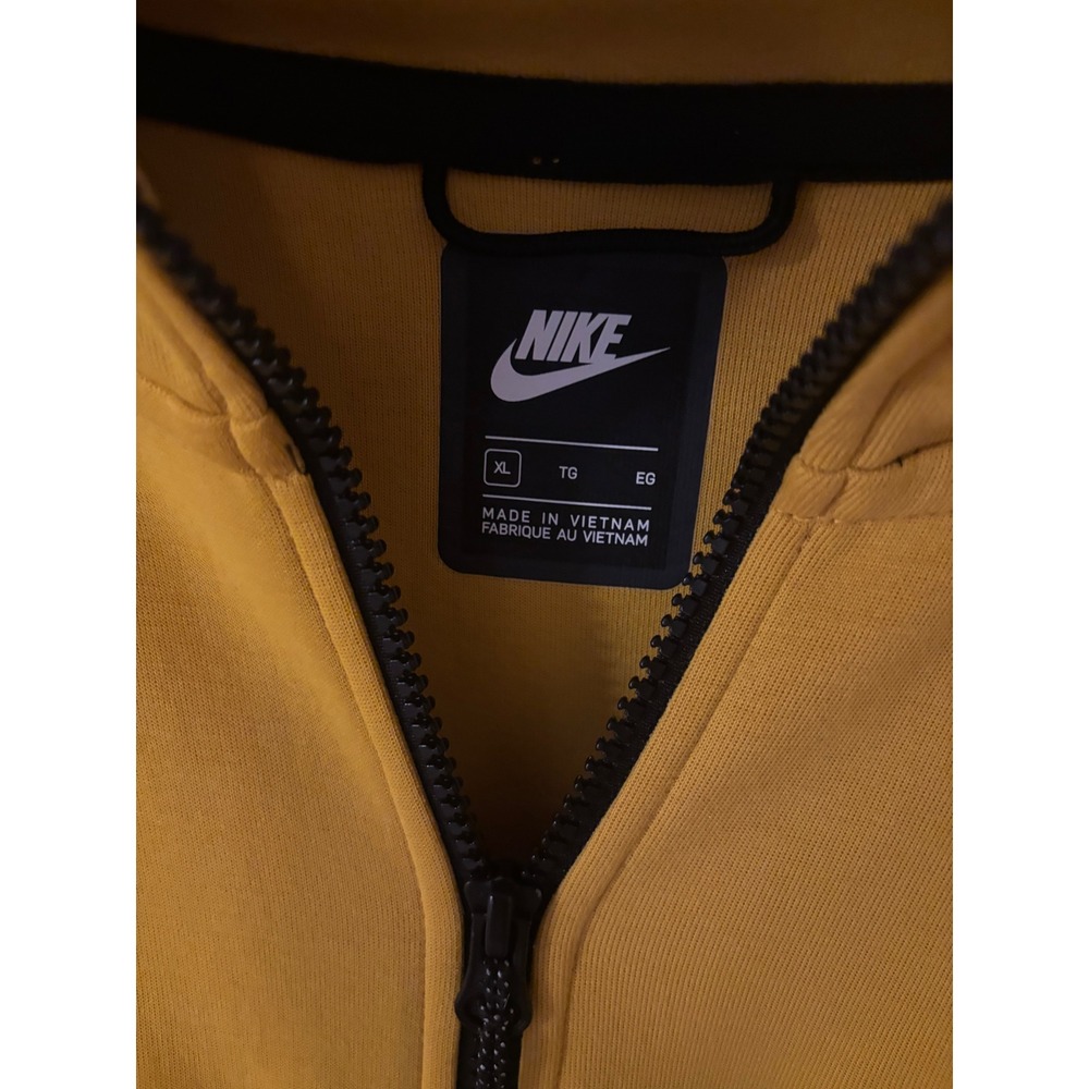 RARE Nike Tech
Fleece Saturn Gold Ochre
Zipper Hoodie XL • Streetwear Grail - Picture 4 of 6